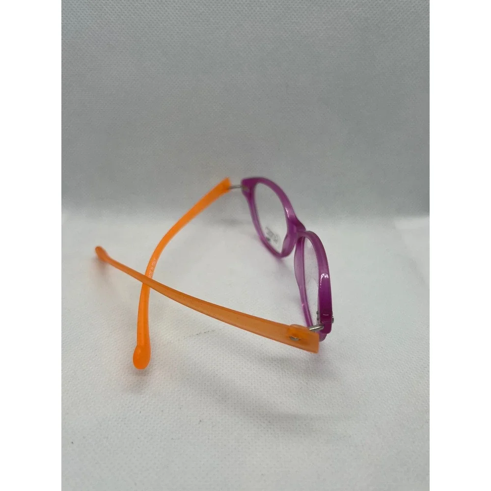 iGreen Hi-Tech Frames 1.50 Kids Eyeglasses Purple Orange Cat Eye Made in Italy